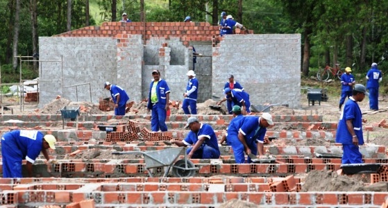 Construction workers in Portugal